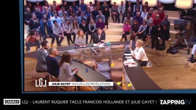 LGJ - Laurent Ruquier tacle François Hollande et Julie Gayet !
