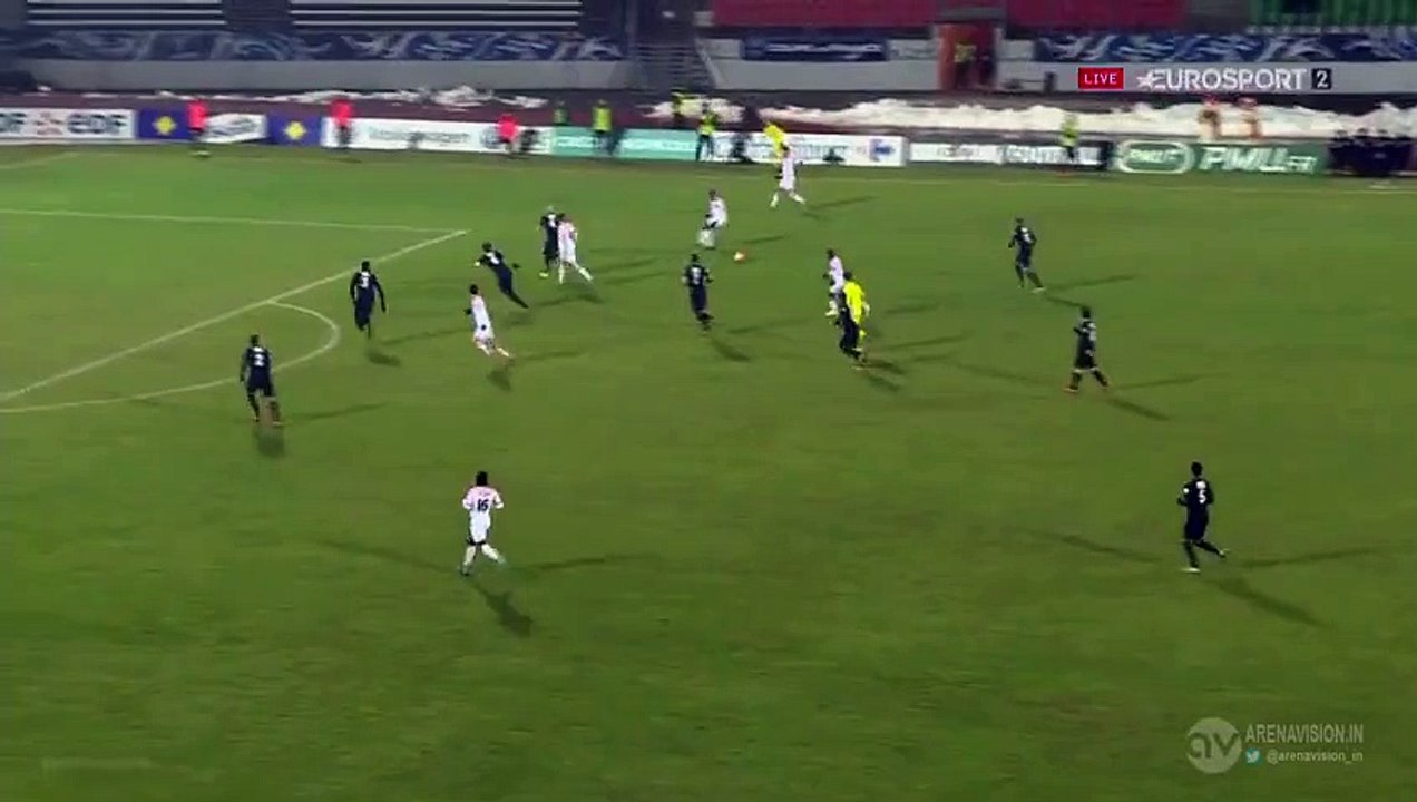 1-1 Morgan Kamin Goal France  Coupe de France  Round 10 - 20.01.2016, Évian Thonon Gaillard 1-1 AS Monaco