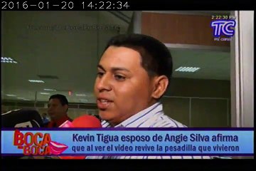Esposo de Angie Silva afirma que al ver el video revive la pesadilla que vivieron