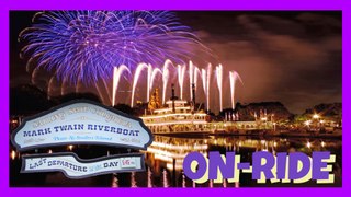 Last Night For Rivers Of America Mark Twain RiverBoat Route On-ride (HD POV) Disneyland CA