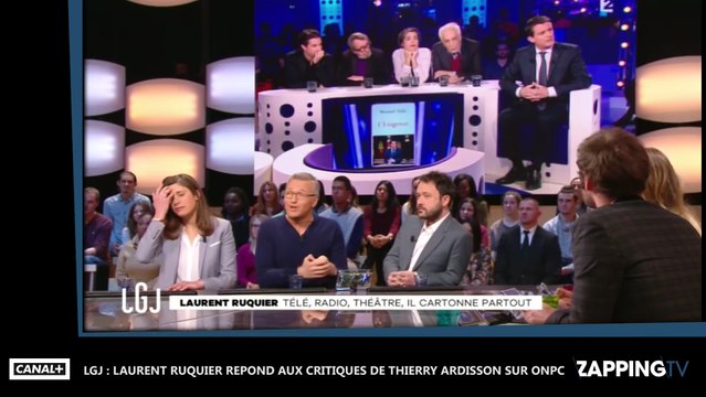 LGJ - Laurent Ruquier : Sa réponse cinglante aux critiques de Thierry Ardisson sur ONPC (vidéo)