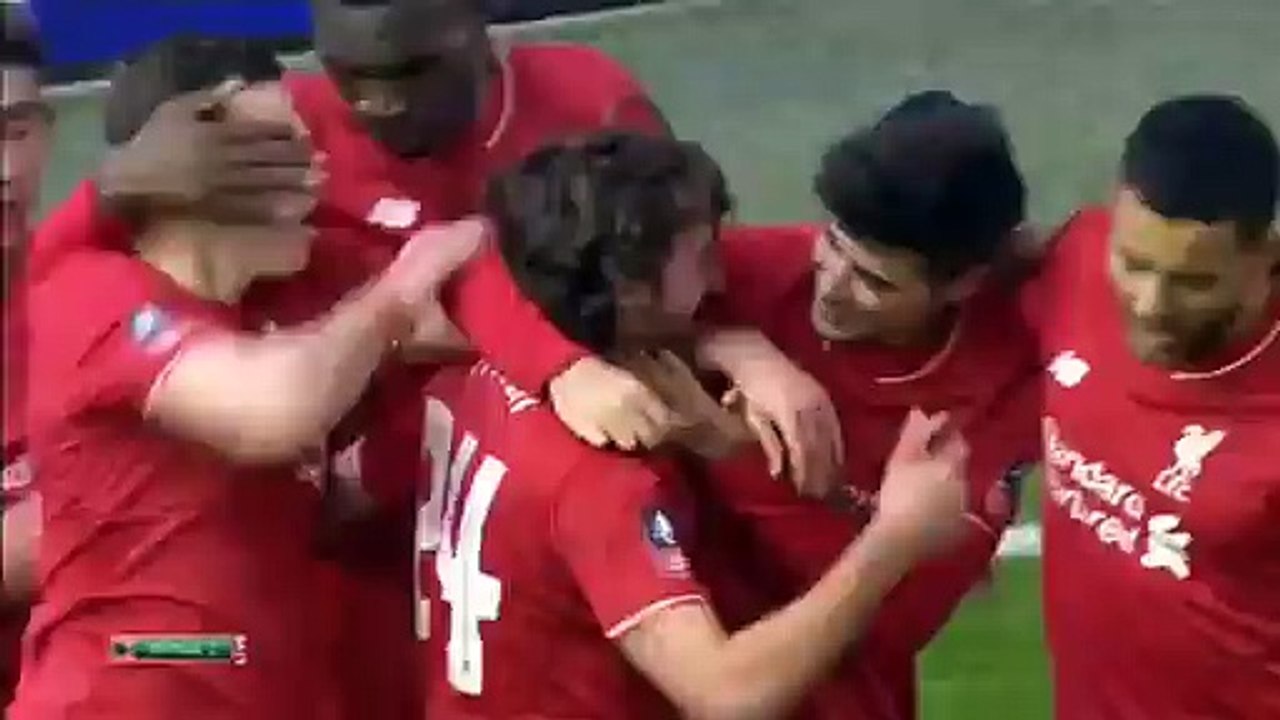 1-0 Joe Allen Goal | Liverpool v. Exter City - FA Cup 20.01.2016 HD