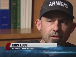 Man who flipped off cop speaks to Action News