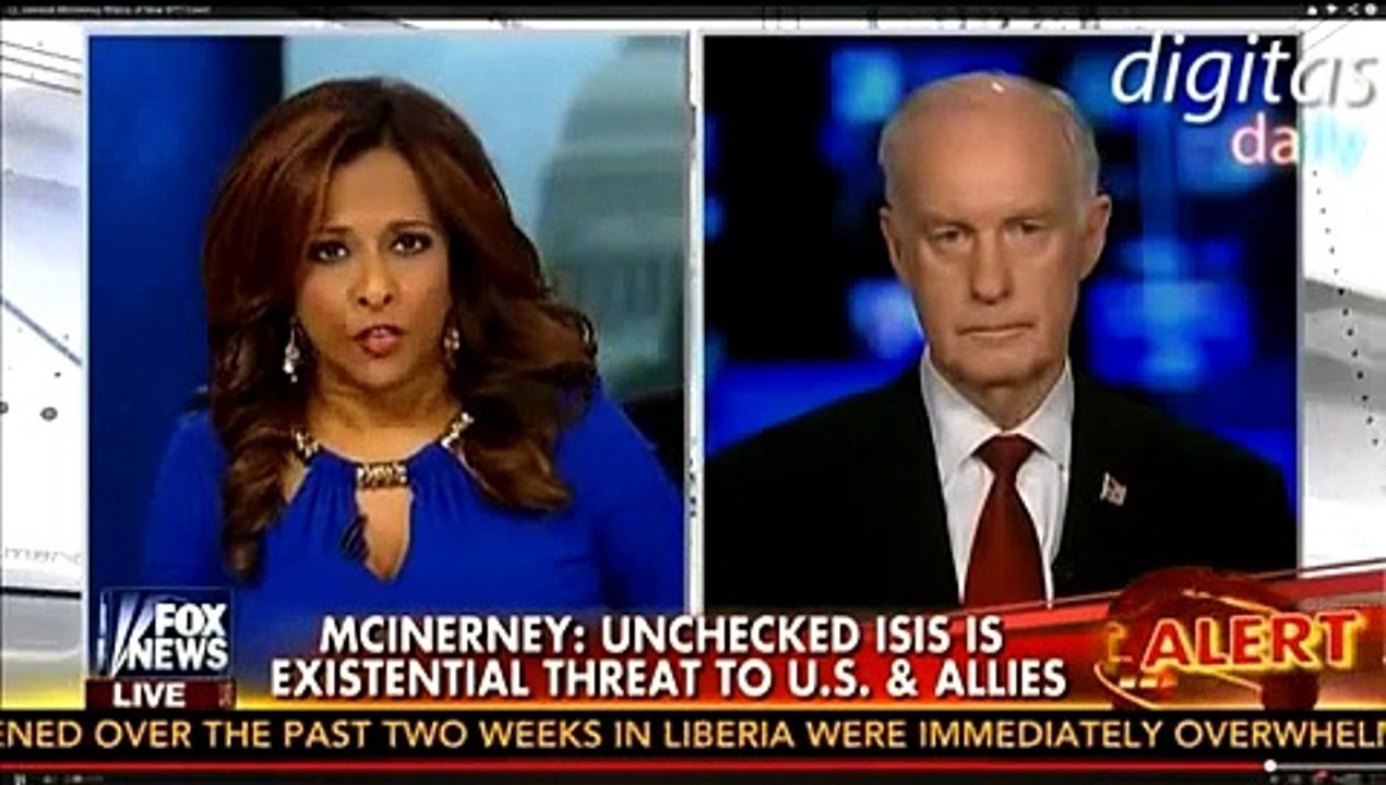 Lt. General McInerney Warns 911 2014 DEFCON-1 ISIS MH-370 False Flag Psyop New World Order