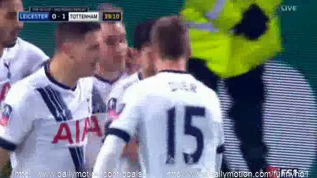 Son Heung-Min Goal Leicester 0 - 1 Tottenham FA Cup 20-1-2016