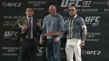 Dos Anjos ignora McGregor em encarada do UFC 197