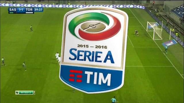 1-1 Francesco Acerbi Goal Italy Serie A - 20.01.2016, Sassuolo Calcio 1-1 Torino FC