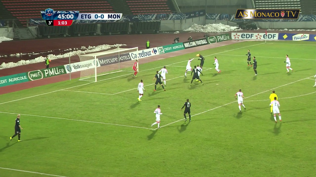 ETG 1-3 AS Monaco, les buts monégasques !