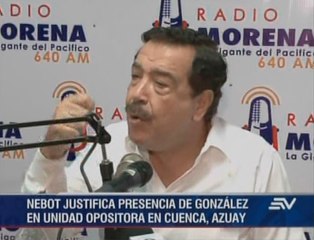 Nebot defiende presencia de Ramiro González en la Unidad