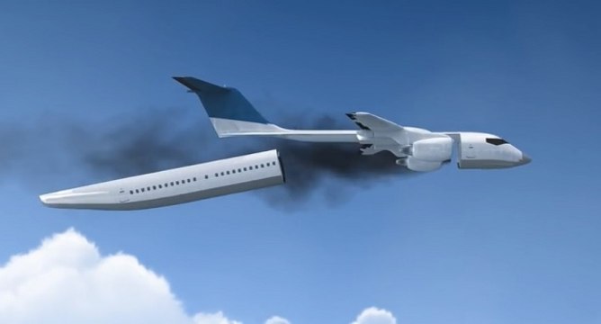 Il imagine une capsule sur les avions pour sauver les passagers lors d'un crash