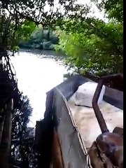 Balseros cubanos graban vídeo saliendo de Cuba.Parte 1