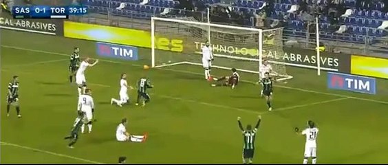 Goal Francesco Acerbi 0:2 - Sassuolo vs Torino - 20/01/2016