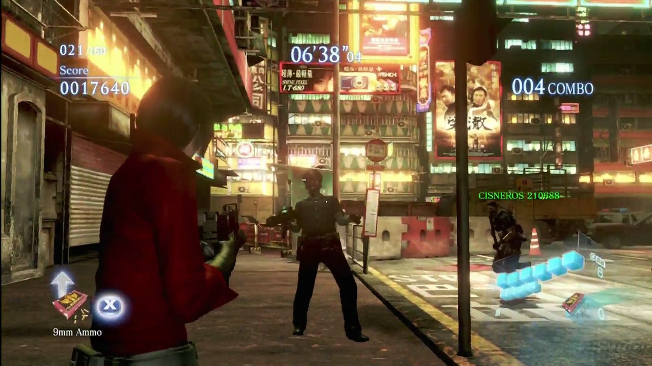 RESIDENT EVIL 6 [HD] - THE MERCENARIES - ADA DUO - URBAN CHAOS (S RANK!)