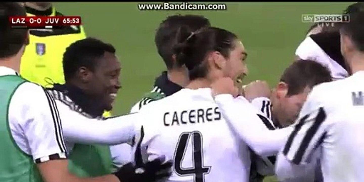 0-2 Stephan Lichtsteiner Amazing Goal Lazio 0-2 Juventus COPPA ITALIA