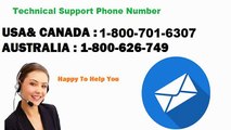 Windows live mail Technical support Phone number 1-800-701-6307