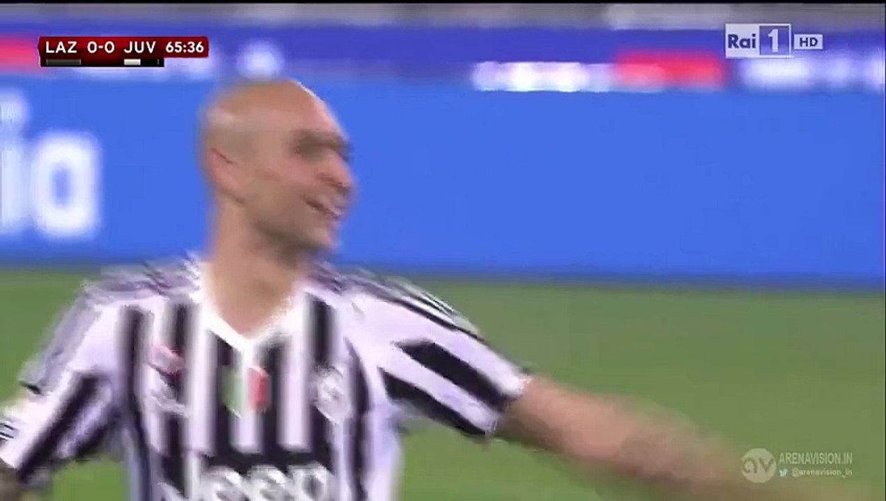 Stephan Lichtsteiner Goal Line Technology Goal - Lazio 0-1 Juventus 20.01.2016