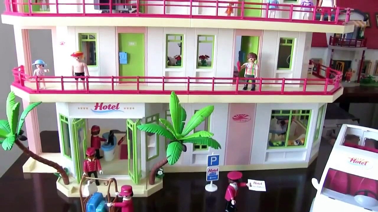 ОБЗОР СУПЕР ОТЕЛЬ Плеймобил. 超级旅馆Playmobil的。 SUPER HOTEL Playmobil.