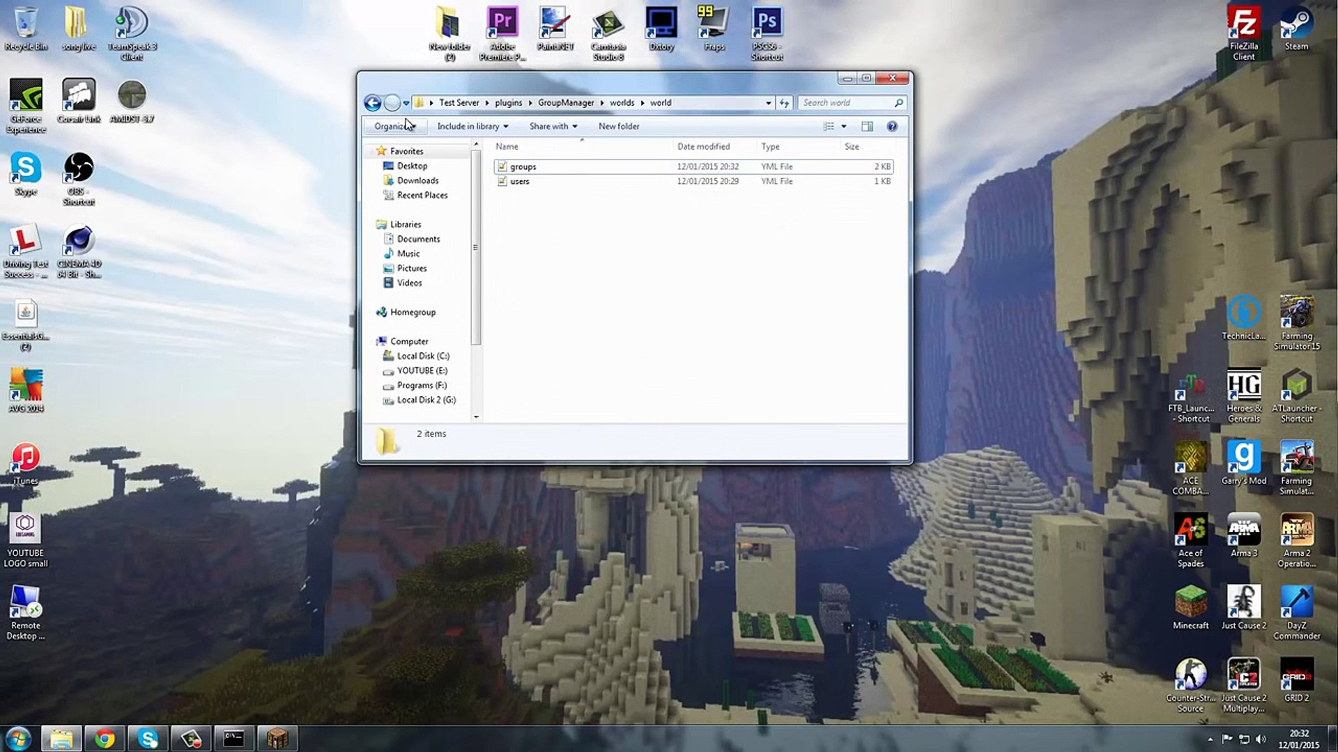How To Setup And Config Groupmanager For 1 8 1 8 8 Bukkit Spigot Dailymotion Video
