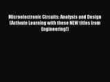 [PDF Download] Microelectronic Circuits: Analysis and Design (Activate Learning with these