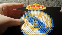 ☆ TUTORIAL: Escudo Real Madrid con Hama Beads  Saludos ☆