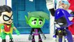 TEEN TITANS GO! Elf On The Shelf with Surprise Toys, Santa a Teen Titans Go Toy Video Parody