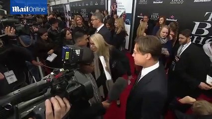 Brad Pitt talks about character in The Big Short at premiere  Daily Mail Online