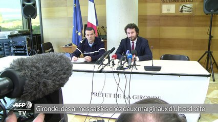 Gironde: des armes saisies chez deux marginaux d'ultra-droite