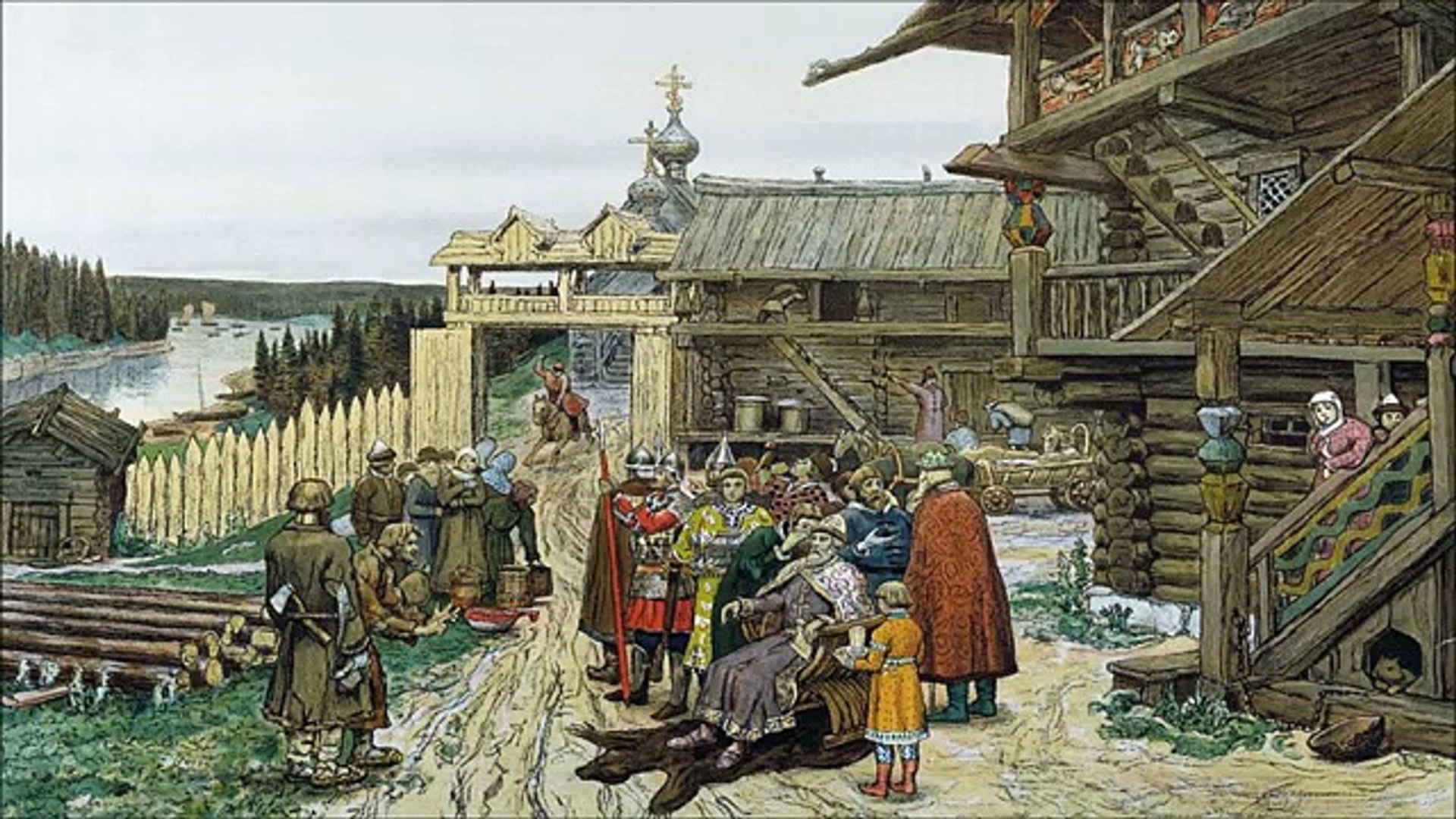 ⁣Russian Folk Music - Gray River Fort (World Music 720p)