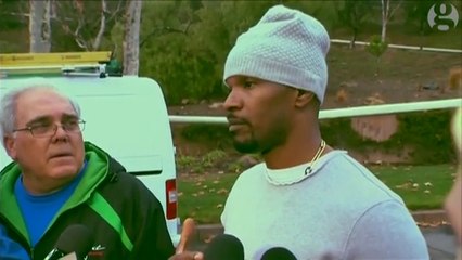 Jamie Foxx after saving man from burning car: I'm no hero