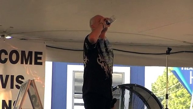 Chris Drummond sings 'Single Shinning Star' Elvis Week 2010