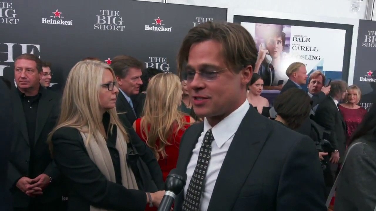 The Big Short New York Premiere Interview - Brad Pitt