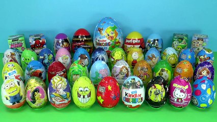80 Surprise eggs, Маша и Медведь Kinder Surprise Mickey Mouse Disney Pixar Cars 2