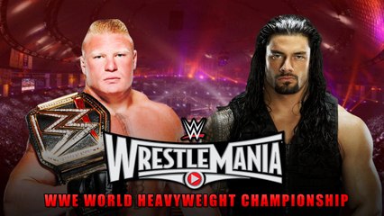 Brock Lesnar vs Roman Reigns - Wrestlemania 31 - Highlights