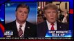 Highlights Of Donald Trump At Tonight's Republican Debate - Donald Trump With Hannity (News World)