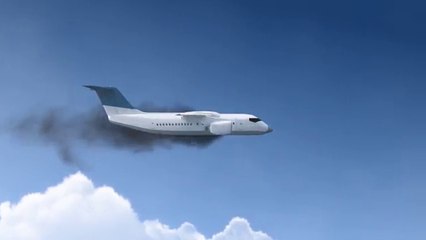 Avion avec capsule pour sauver les passagers