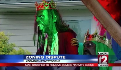 Zombie Nativity scene causes 500 a day fine