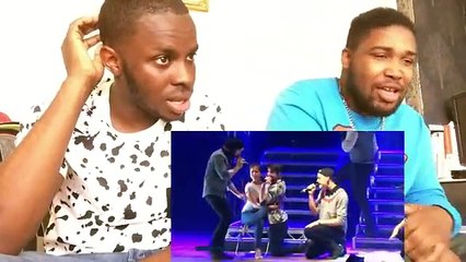 Pentatonix PTX LIVE Lets Get It On Girl on Stage REACTION!!!