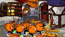 Five Little Pumpkins Sitting On A Gate Scary Nursery Rhyme