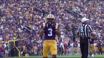 Odell Beckham Jr. throws out first pitch at LSU Baseball game