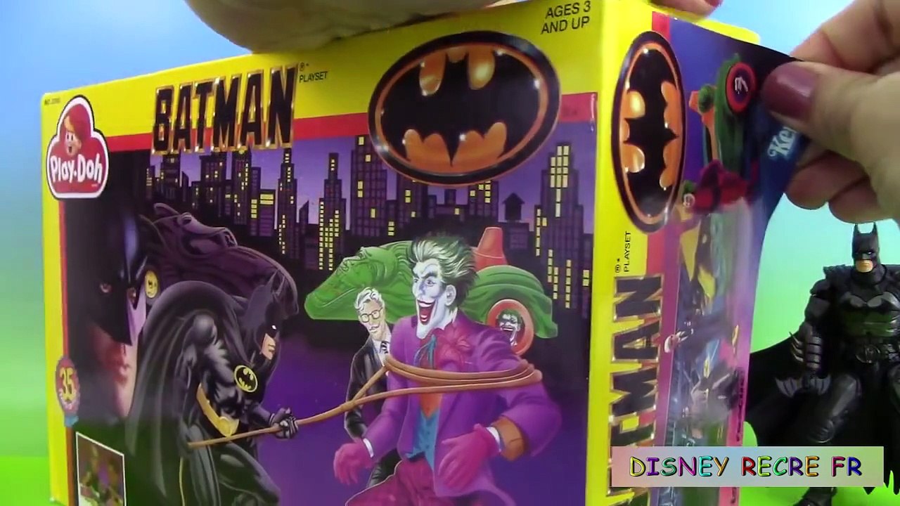 Batman Play Doh Vintage Playset Pâte à modeler Batman avec le Joker Ancien Kit