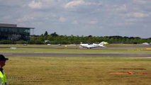 BLACK SHAPE BS100 , Alenia AERMACCHI M-345 and M-346 flypast at Farnborough Airshow 2014