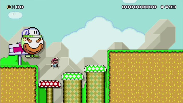 Super Mario Maker - Viewer Levels - Name: The Edge of Glory - ID: 7A45-0000-0193-F9EA