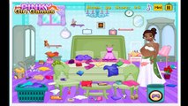 Pregnant Tiana Messy Room Cleaning - Cartoon Video Game For Girls