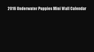 [PDF Download] 2016 Underwater Puppies Mini Wall Calendar [Download] Online