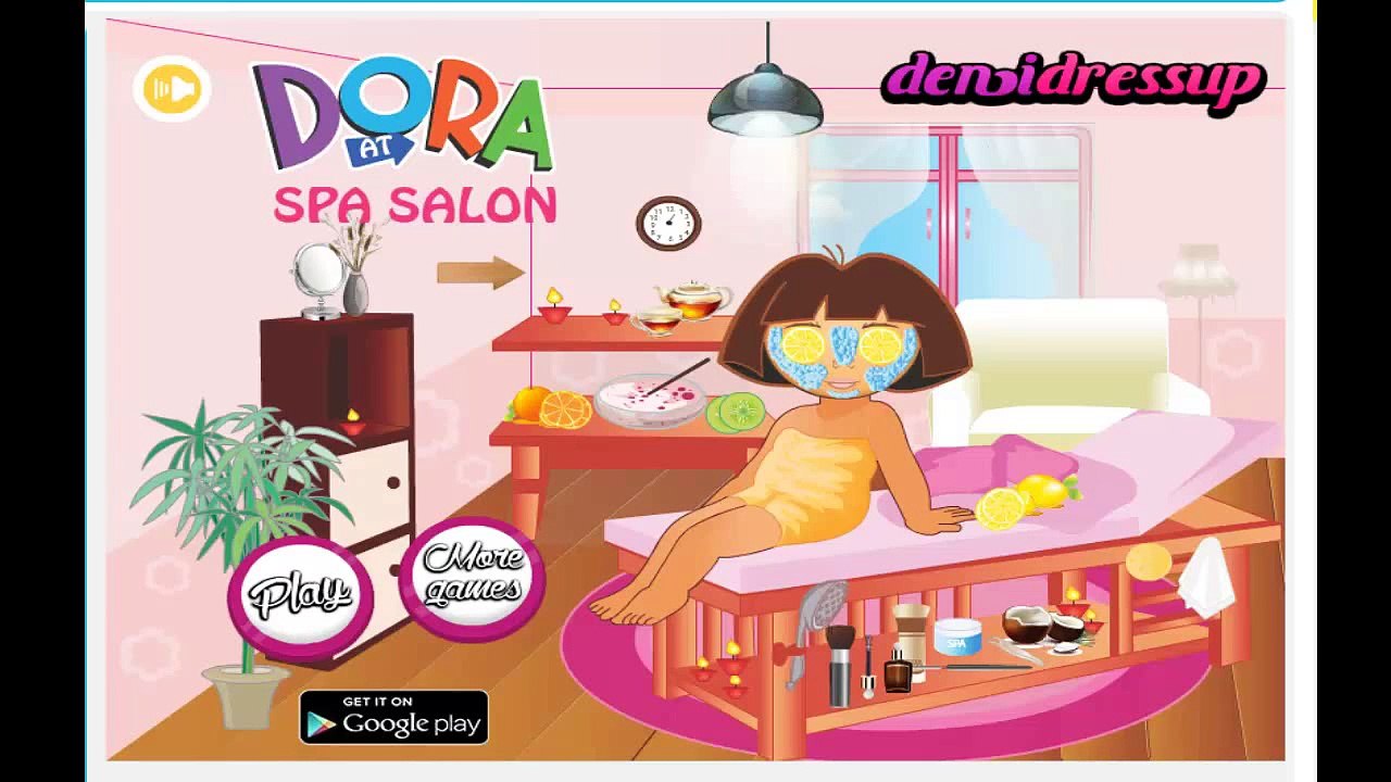 Dora at Spa Salon - Cartoon Video Game For Girls