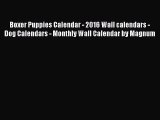 [PDF Download] Boxer Puppies Calendar - 2016 Wall calendars - Dog Calendars - Monthly Wall