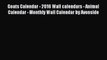 [PDF Download] Goats Calendar - 2016 Wall calendars - Animal Calendar - Monthly Wall Calendar