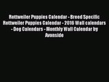 PDF Download - Rottweiler Puppies Calendar - Breed Specific Rottweiler Puppies Calendar - 2016