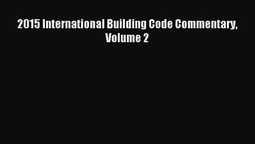 International Existing Building Code 2015 Pdf Free Download