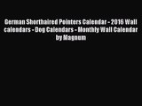 [PDF Download] German Shorthaired Pointers Calendar - 2016 Wall calendars - Dog Calendars -